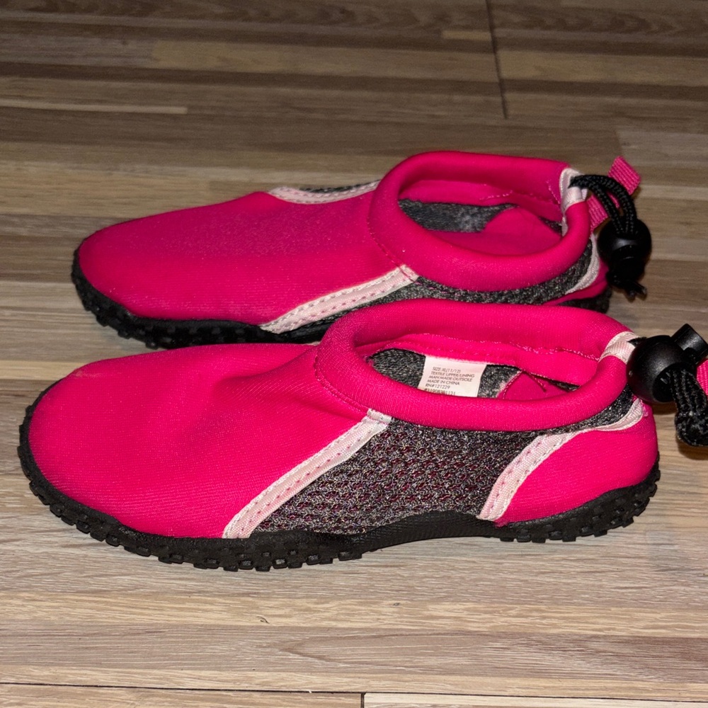 Vibrant Pink Kids Water Shoes